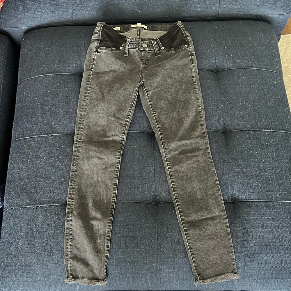 Madewell Black Ankle Maternity Jean- Size 26